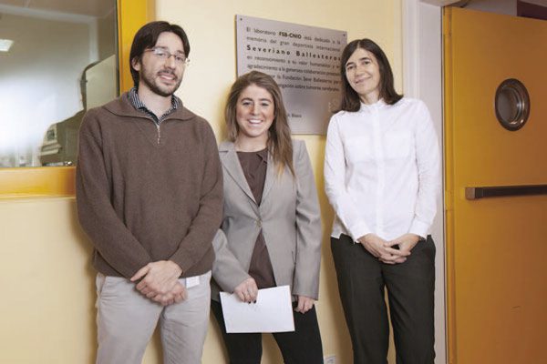Massimo Squatrito, Carmen Ballesteros y María Blasco