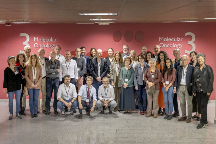 Members of the multi-stakeholder platform Pancreatic Cancer Europe in the meeting held at CNIO. /Antonio M. Tabernero. CNIO