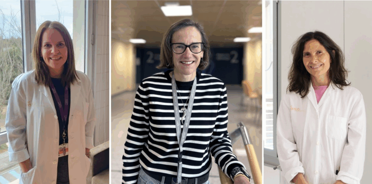 Desde la izda.: Andrea Vethencourt, Eva González-Suárez y Catalina Falo.