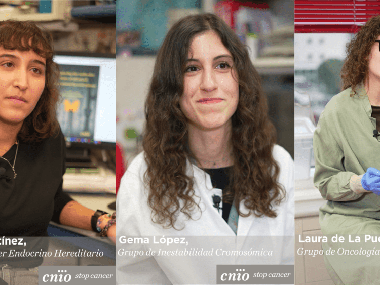 Natalia Martínez, Gema López y Laura de la Puente. Christian Esposito/Madmoviex/CNIO